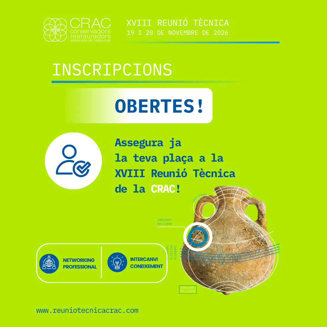 Inscripcions obertes Reunió Tècnica 2026